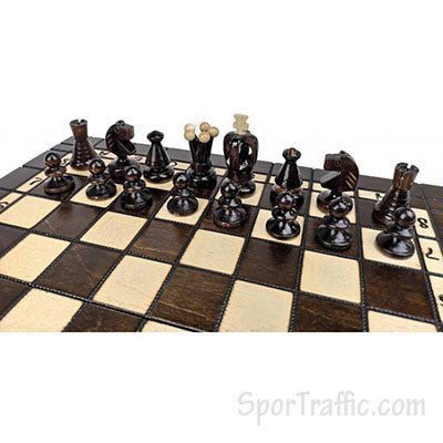 Chess & Checkers Set Royal 35x35 cm