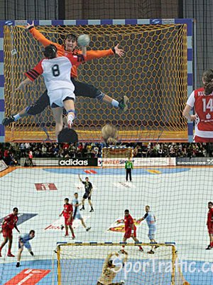 HUCK handball futsal goal net PP4.75mm