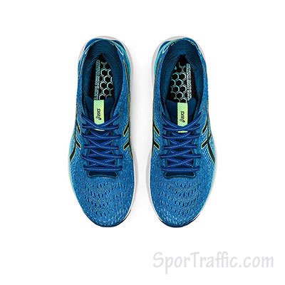 ASICS Gel-Nimbus 24 men's running shoe 1011B359.400 Lake Drive Hazard Green