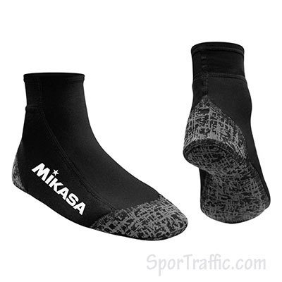 MIKASA Calzare beach volleyball socks black