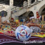 ADIDAS Al Rihla Pro Futbolo Kamuolys H57783 FIFA Pasaulio čempionato 2022 Kataras