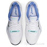 ASICS Sky Elite FF 2 women’s volleyball shoe White French Blue 1052A053.101