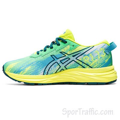 Equivalente Mono bronce ASICS Gel-Noosa Tri 13 GS Kid's Running Shoes - New Leaf