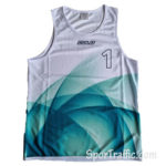 Beach volleyball men’s shirt COLO Shell emerald #1