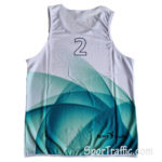 Beach volleyball men’s shirt COLO Shell emerald #2 006