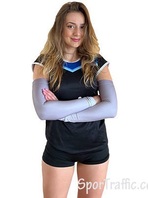 COLO Pro volleyball arm sleeves gray 07