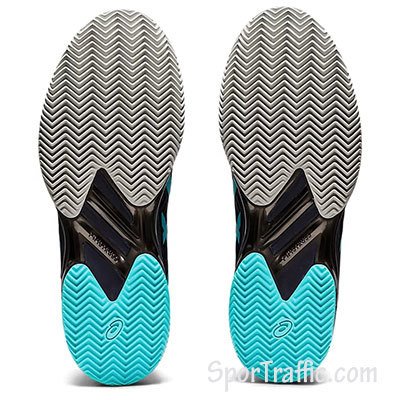 ASICS Solution Speed FF 2 Clay men's tennis shoes Indigo Fog Ice Mint 1041A187.500