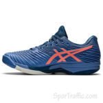 ASICS Solution Speed FF 2 men’s tennis shoes Blue Harmony Guava 1041A182.400 4