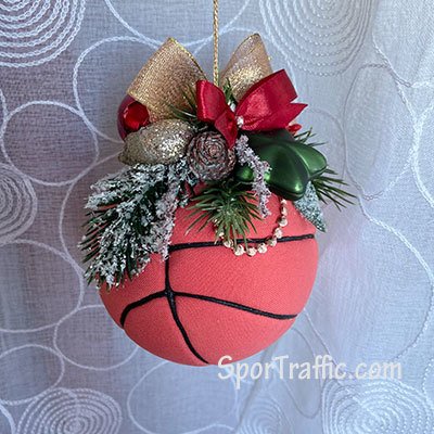 Basketball Christmas Ornament SPALDING