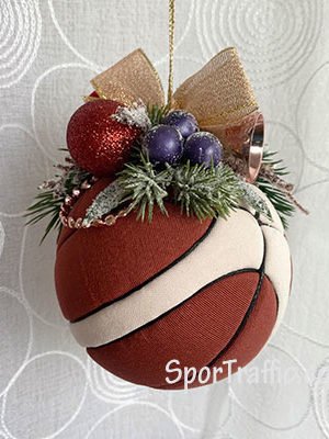Krepšinio Kamuolys Kalėdinis Žaislas FIBA MOLTEN BG