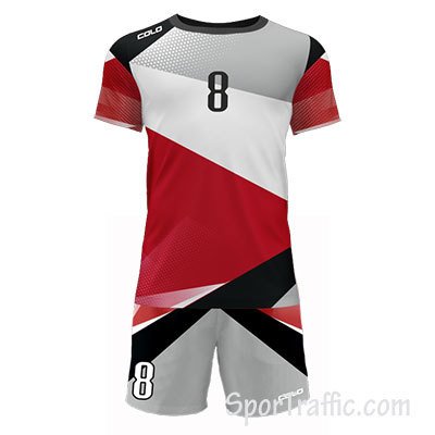 COLO Optimus Men's Volleyball Uniform 02 Red