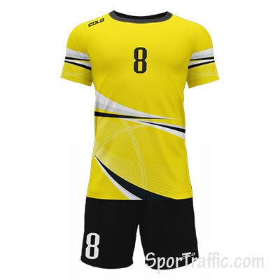 COLO String Men's Volleyball Uniform 04 Yellow