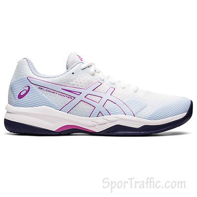 ASICS Gel-Court Hunter 2 women's squash badminton shoes Soft Sky Orchid 1072A065.404