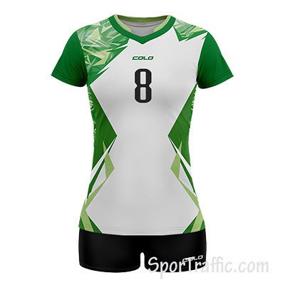COLO Etiuda Women's Volleyball Uniform 03 Green