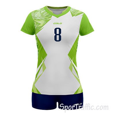 COLO Etiuda Women's Volleyball Uniform 05 Light Green