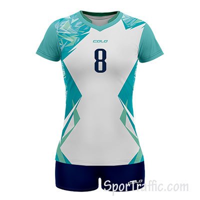 COLO Etiuda Women's Volleyball Uniform 08 Aqua