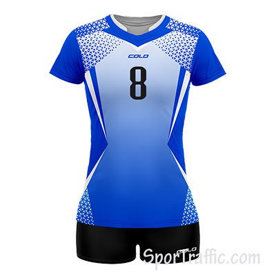 COLO Frozen Women's Volleyball Uniform 01 Dark Blue