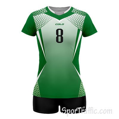 COLO Frozen Women's Volleyball Uniform 03 Green