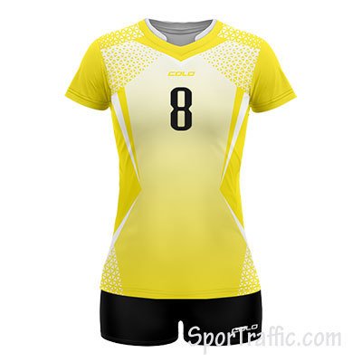 COLO Frozen Women's Volleyball Uniform 04 Yellow