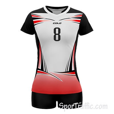 COLO Vaiana Women's Volleyball Uniform 02 Red