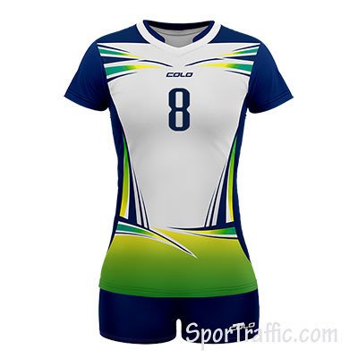 COLO Vaiana Women's Volleyball Uniform 05 Light Green