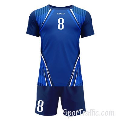 COLO Volcan men's volleyball uniform 01 Dark Blue