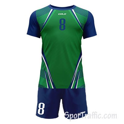 COLO Volcan men's volleyball uniform 03 Green
