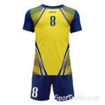 COLO Volcan men’s volleyball uniform 04 Yellow