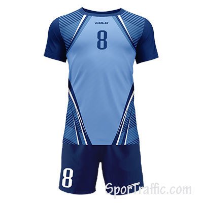 COLO Volcan men's volleyball uniform 06 Blue