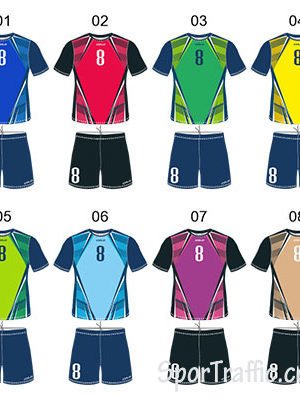 COLO Volcan men's volleyball uniform colors