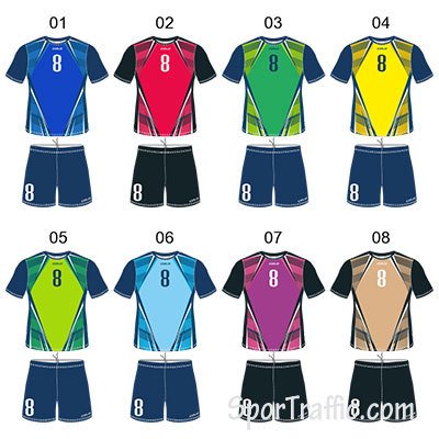 COLO Volcan men's volleyball uniform colors