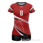 COLO Web Women’s Volleyball Uniform 02 Red
