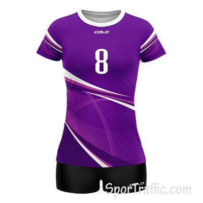 COLO Web Women's Volleyball Uniform 08 Purple
