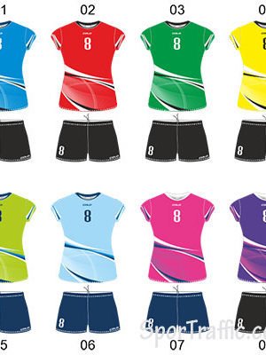 COLO Web Women's Volleyball Uniform Colors