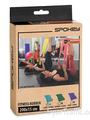 SPOKEY Elastic Exercise Band Ribbon II 920960 Light Fitness