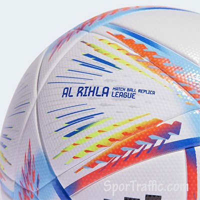 ADIDAS Al Rihla Lygos Futbolo Kamuolys H57782 Pasaulio Čempionatas 2022 Katare