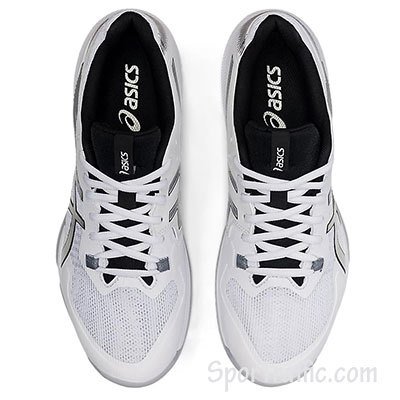 ASICS Gel Tactic men’s volleyball handball shoes White Pure Silver 1071A065.100 6