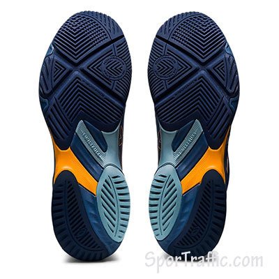 ASICS Netburner Ballistic FF MT 3 men's indoor volleyball shoes Azure Amber 1051A074.400