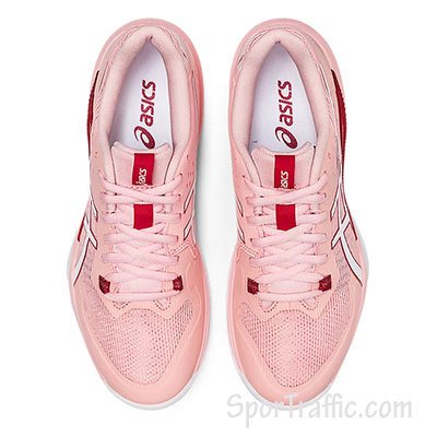 Asics Gel Tactic women volleyball shoes Frosted Rose White 1072A070.700 6