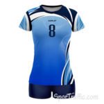 COLO Atlantica Women’s Volleyball Uniform 01 Dark Blue