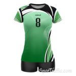 COLO Atlantica Women’s Volleyball Uniform 03 Green