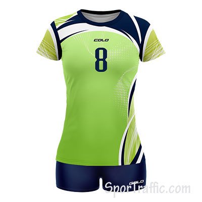 COLO Atlantica Women's Volleyball Uniform 05 Light Green