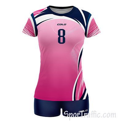 COLO Atlantica Women's Volleyball Uniform 07 Pink