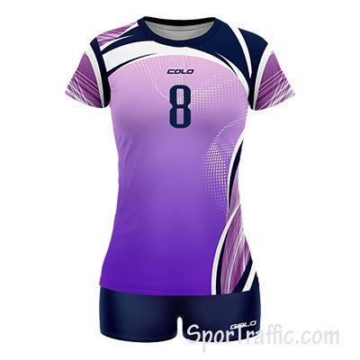 COLO Atlantica Women's Volleyball Uniform 08 Purple