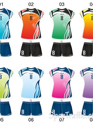 COLO Atlantica Women's Volleyball Uniform Colors