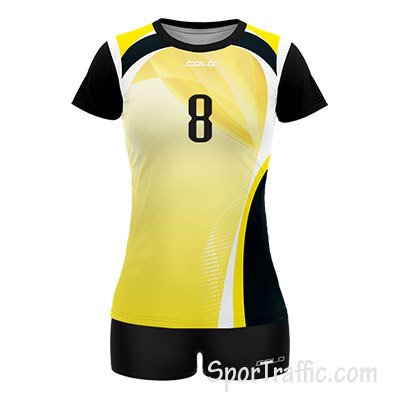COLO Auri Women's Volleyball Uniform 04 Yellow