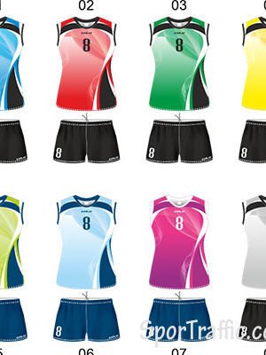 COLO Auri Women's Volleyball Uniform Colors