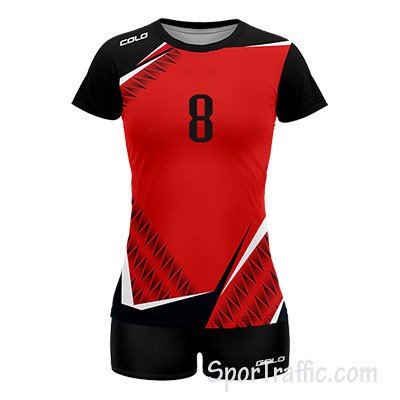 COLO Blades women's volleyball uniform 02 Red
