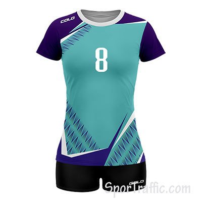COLO Blades women's volleyball uniform 08 Aqua