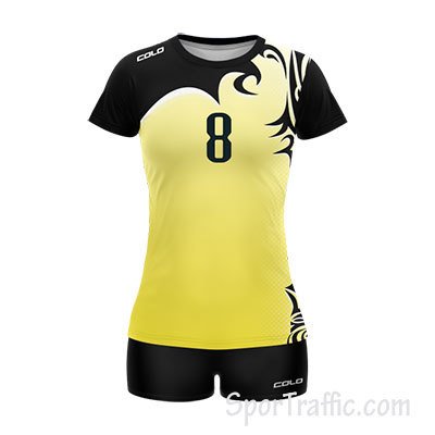 COLO Iguana Women's Volleyball Uniform 04 Yellow